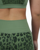 Debeau Performance Women's High-Waisted Leggings – Olive Leopard