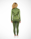 Debeau Performance Women's Full-Zip Training Jacket – Olive Leopard