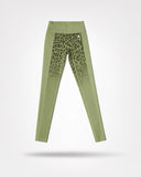 Debeau Performance Women's High-Waisted Leggings – Olive Leopard